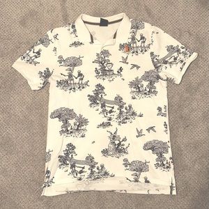 Nike Tennis Shirt short sleeve Skeletons White